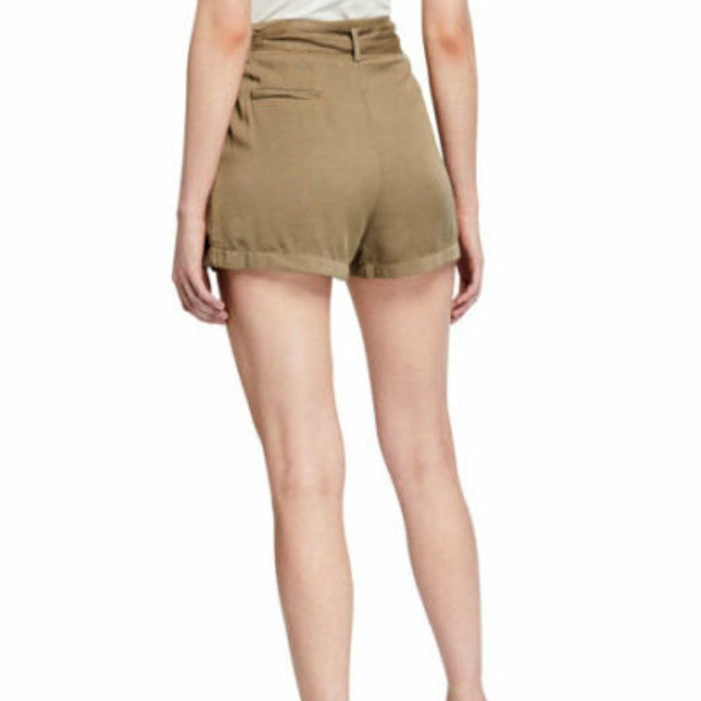 Marion by Etienne Marcel Tie-Front Pleated Shorts‎ M